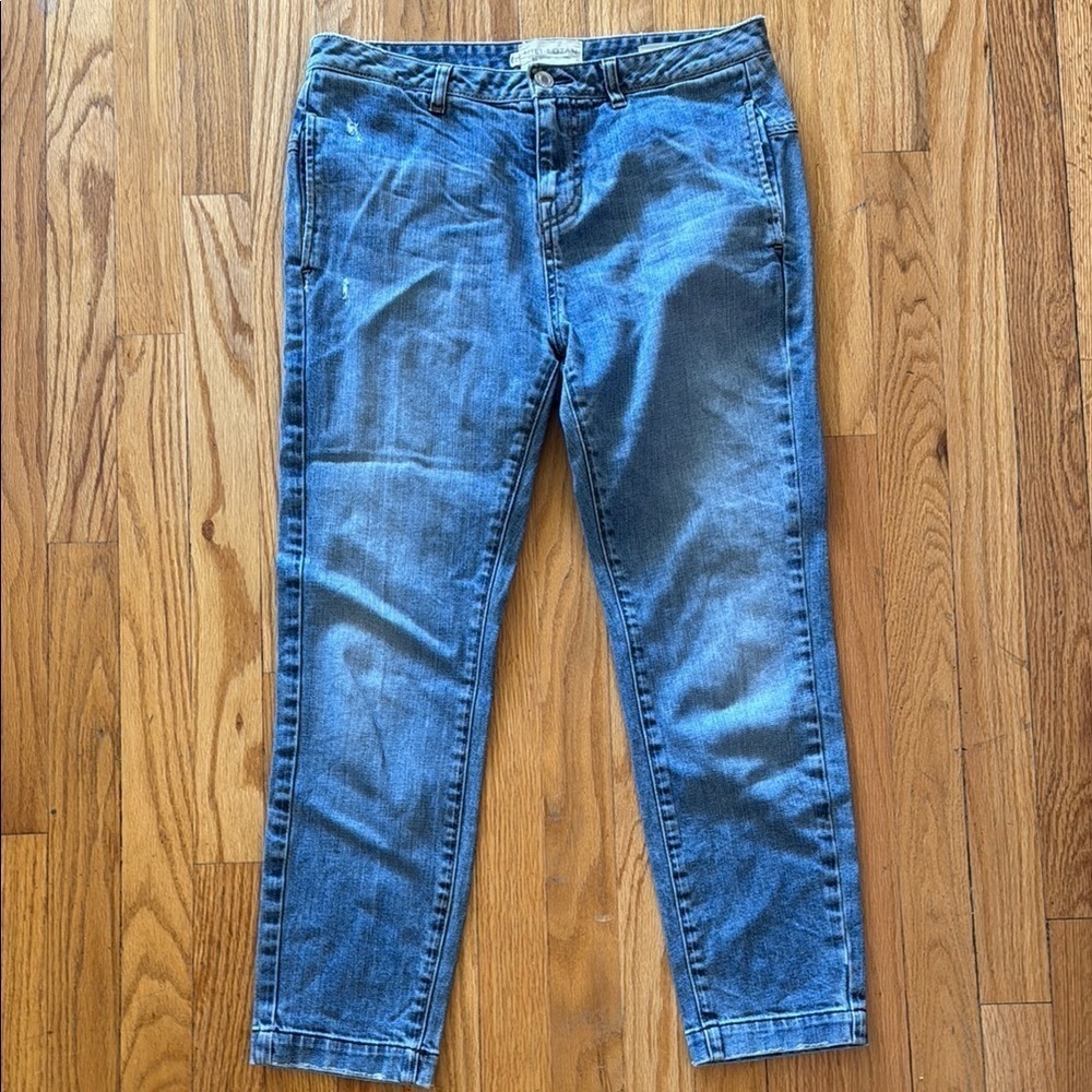 Nili Lotan 25 Tel Aviv Jean slight drop narrow leg classic blue denim good cond